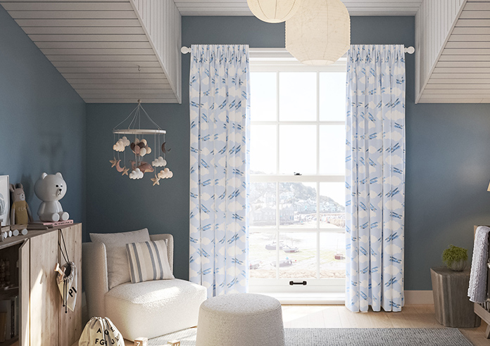 Flying Ace, Clear Sky - Made to Measure Curtains - Image 3
